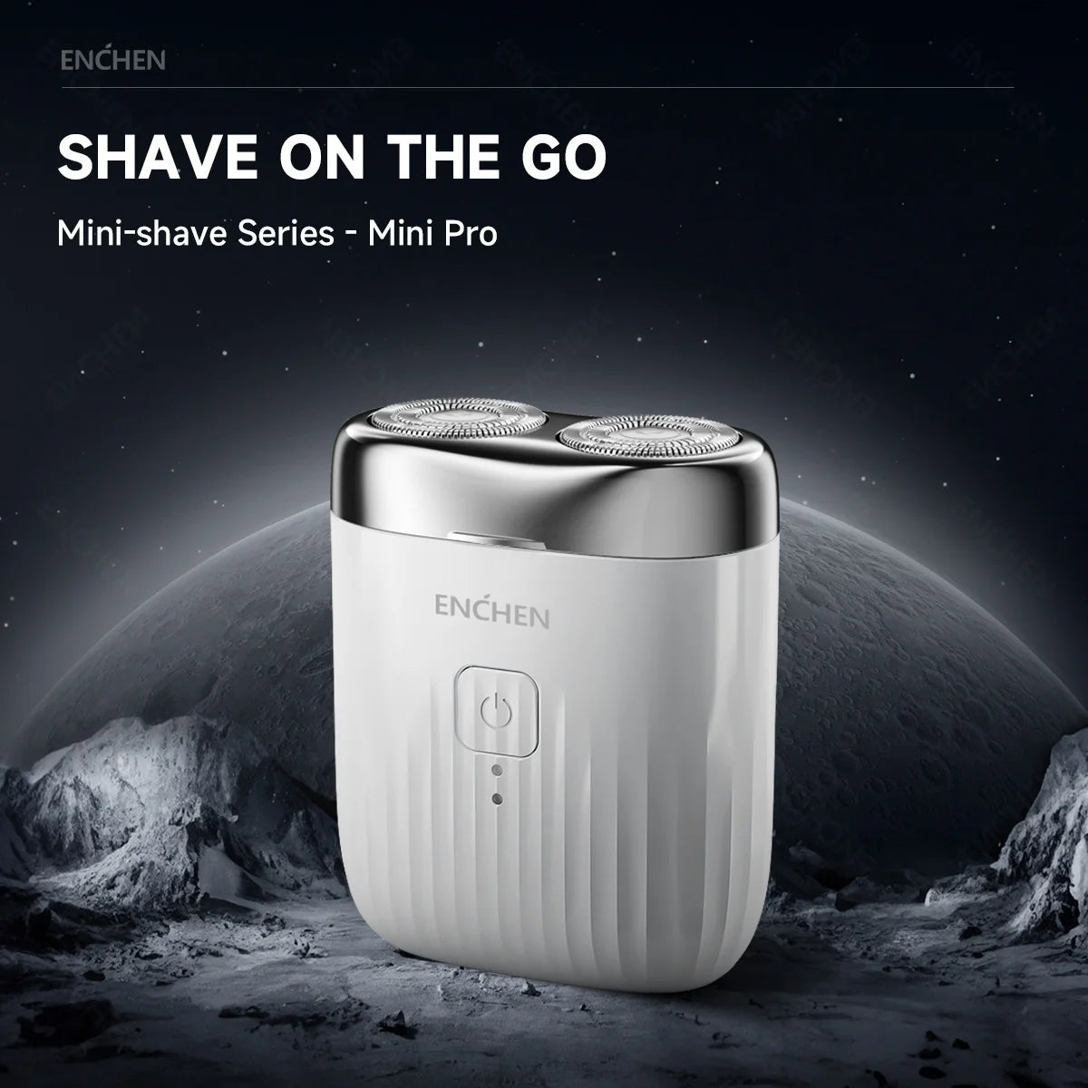 TravelShavers Mini Pro Travel Electric Shaver – TSA-Friendly, 2-Direction Flex Heads, Compact Carry-On Size