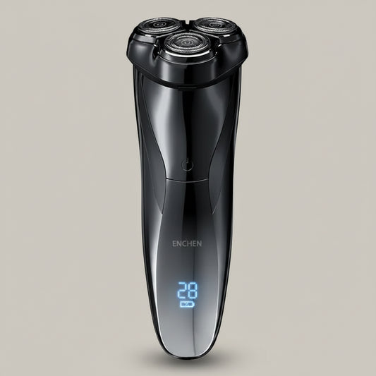 TravelShavers 3D Blackstone Travel Electric Shaver – TSA-Friendly, Compact 3D Floating Head for On-the-Go Grooming