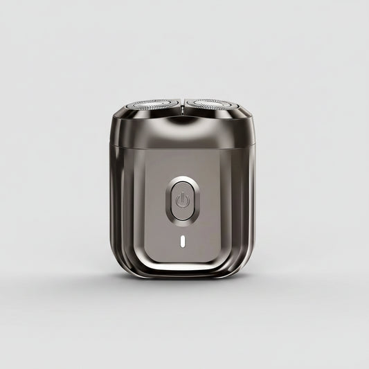 TravelShavers Mini Travel Electric Shaver – 2-Direction Flex Heads, TSA-Friendly, Compact for Carry-On